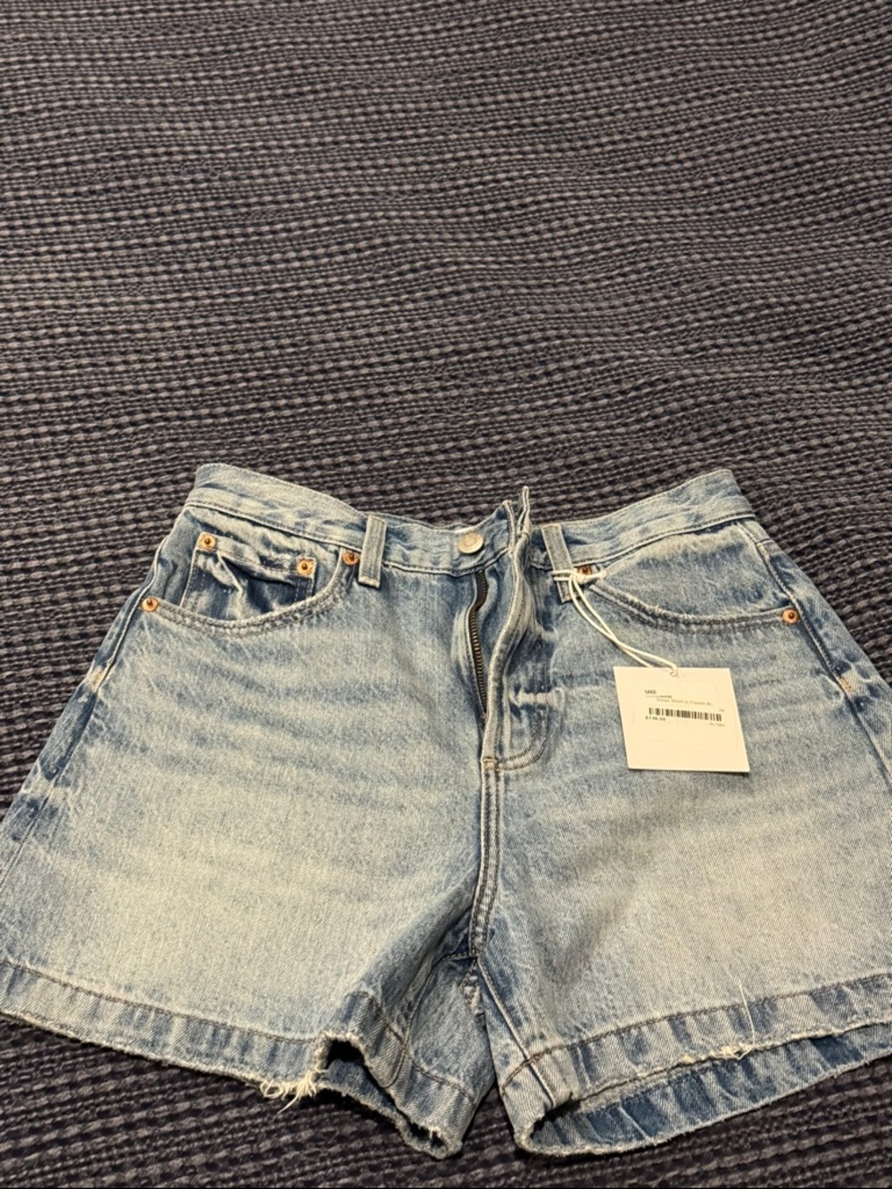 PISTOLA Denim Shorts in Saige French Riviera